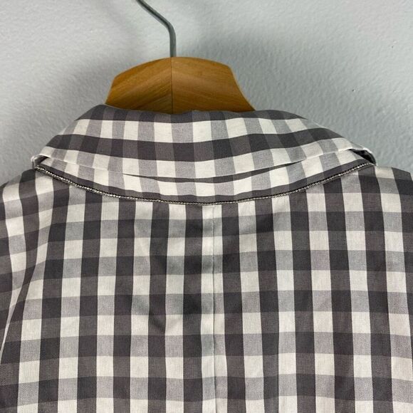 Lafayette 148 New York Mariel Gingham Tunic - Picture 9 of 9